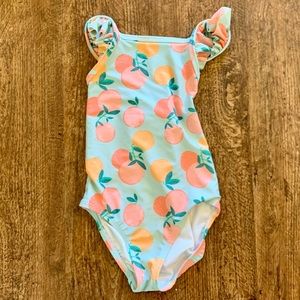 Girls Carters Fruit Swimsuit